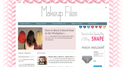 Desktop Screenshot of makeupfiles.com